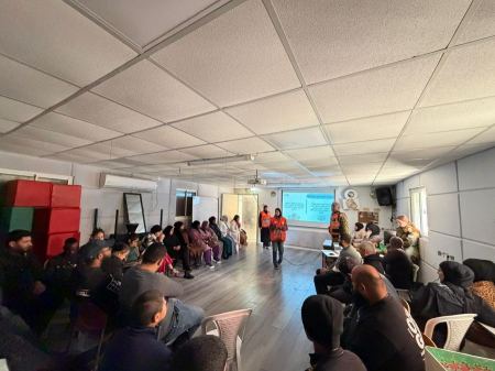 المركز الجماهيري رهط ينظم تمرين طوارئ لذوي الهمم بالشراكة مع الجبهة الداخلية 